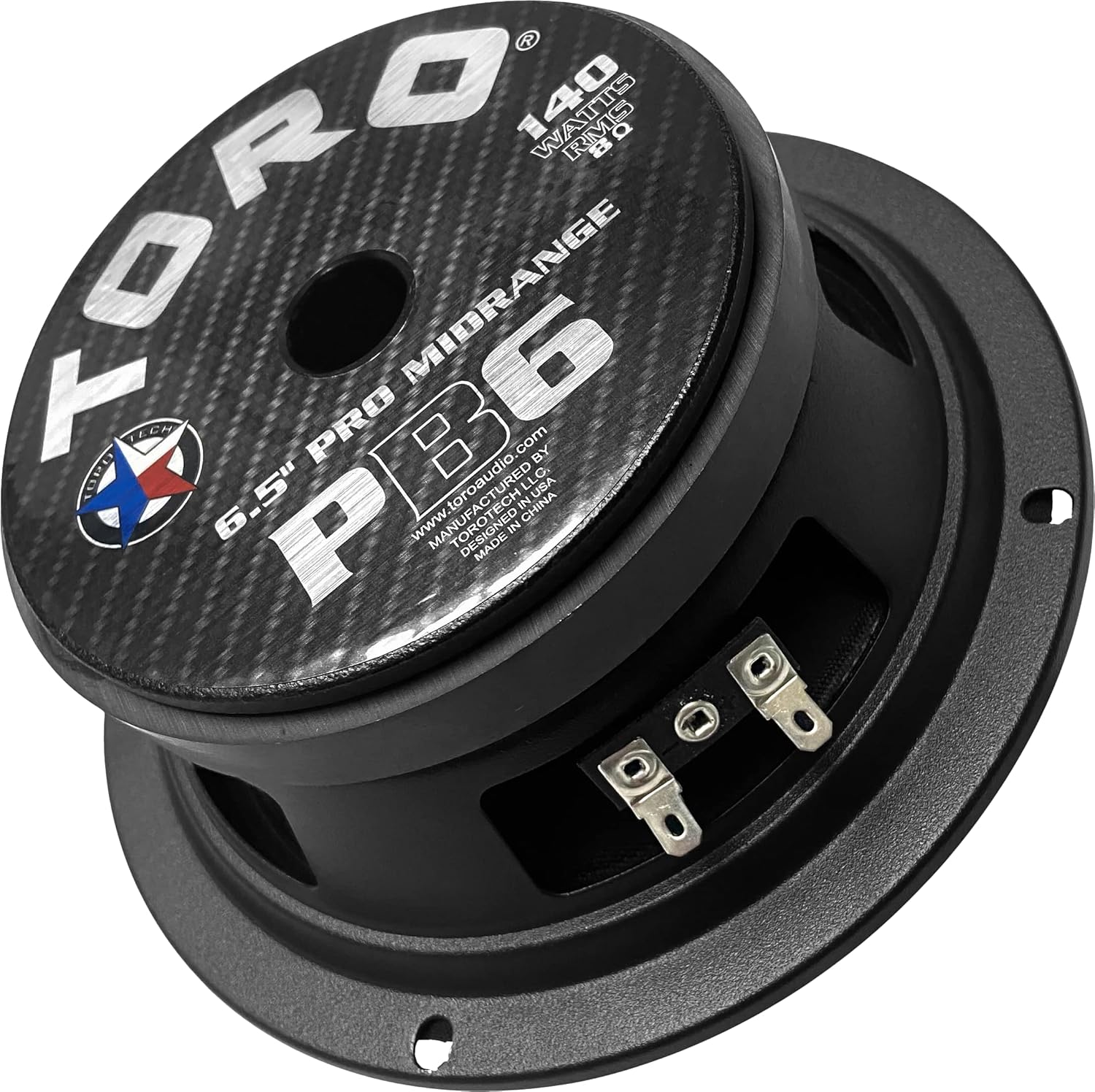 6.5 Inch Mid-Bass Pro Audio Component Speaker, 8 Ohm, Pack of 2 R221
