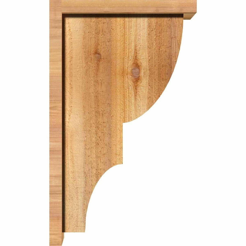 Ridgewood Rough Sawn Corbel with Backplate, Western Red Cedar K528968