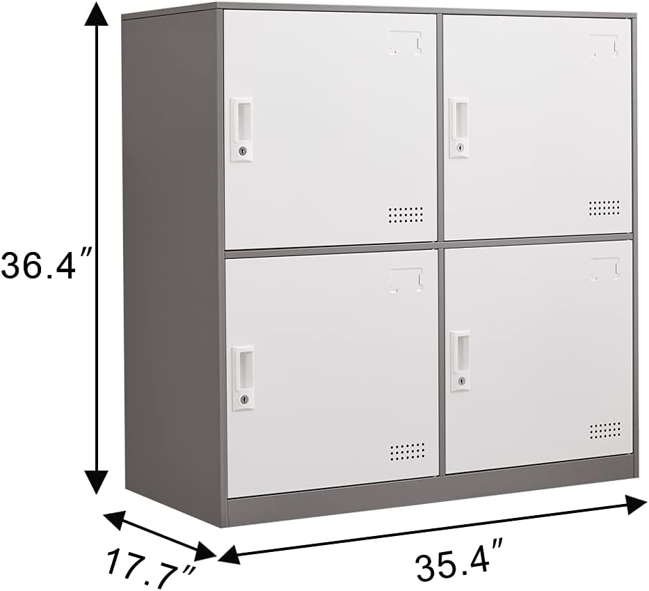 6 Door Steel Storage Locker Cabinet with Lock H967