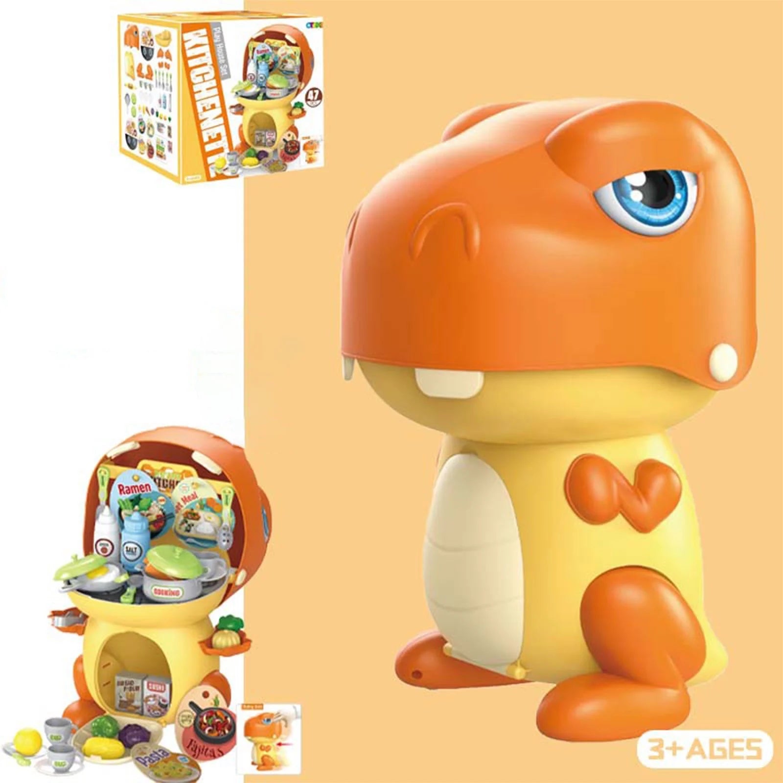 Play House Kitchen Set with Play Food for Toddlers N2566