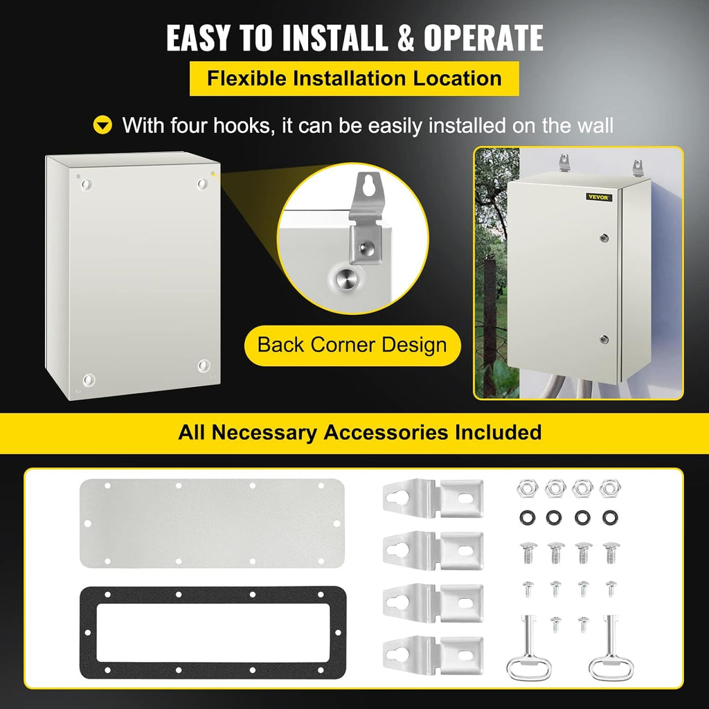 24 x 16 x 10'' NEMA 4X Steel Electrical Box T52086