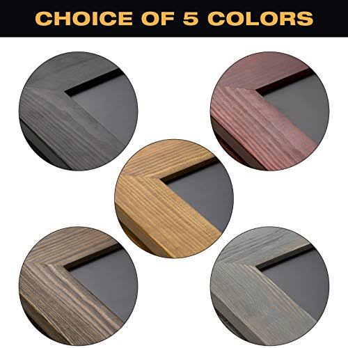 Heavy-Duty Sandwich Board Sidewalk Chalkboard Sign with Chalk Markers, Stencil Set, Chalk, Eraser Z75856