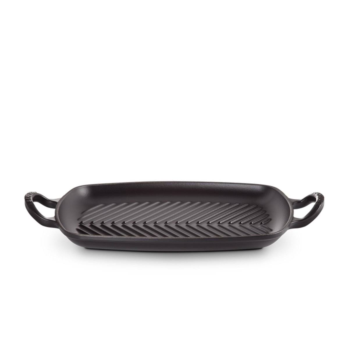 Satin Black Cast Iron Rectangular Grill C180