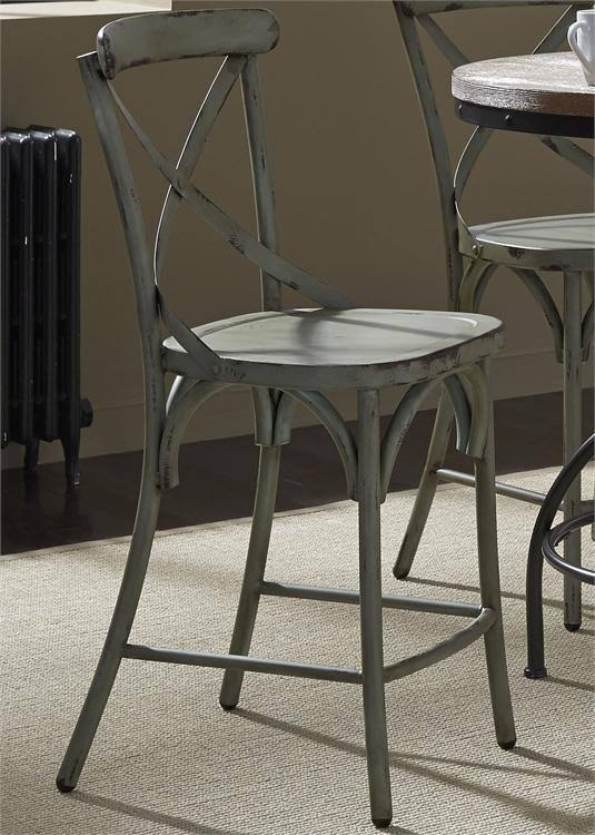 Vintage Cream Bow Back Counter Chair H954305