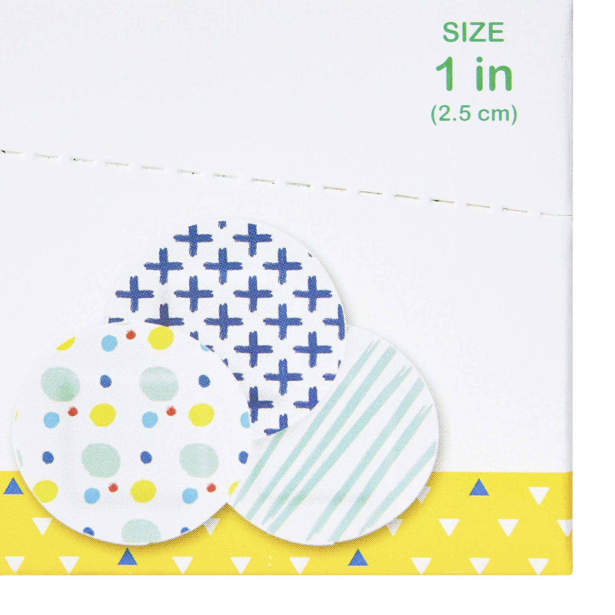 Kids Adhesive Spot Bandage, 1-Inch Diameter, Case of 2400 X910838