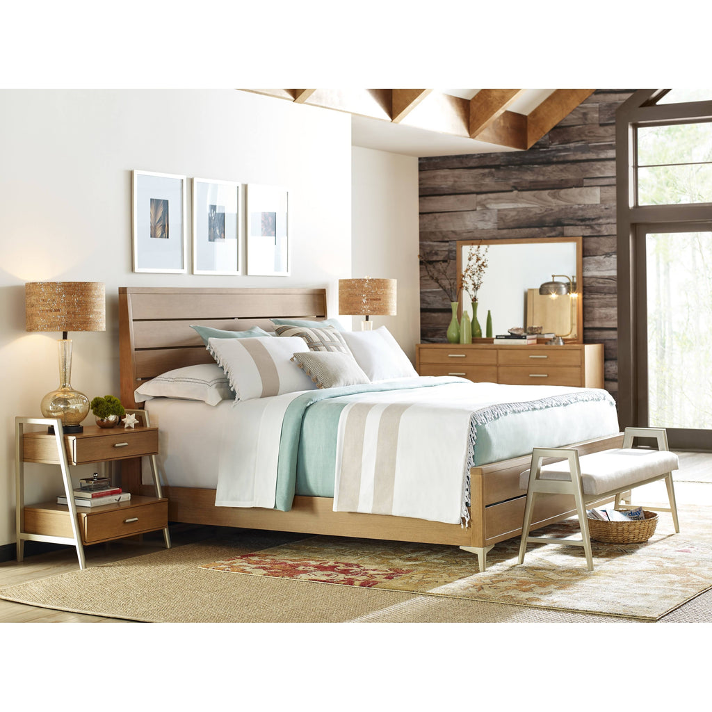 2 Drawer Leg Nightstand Q587020