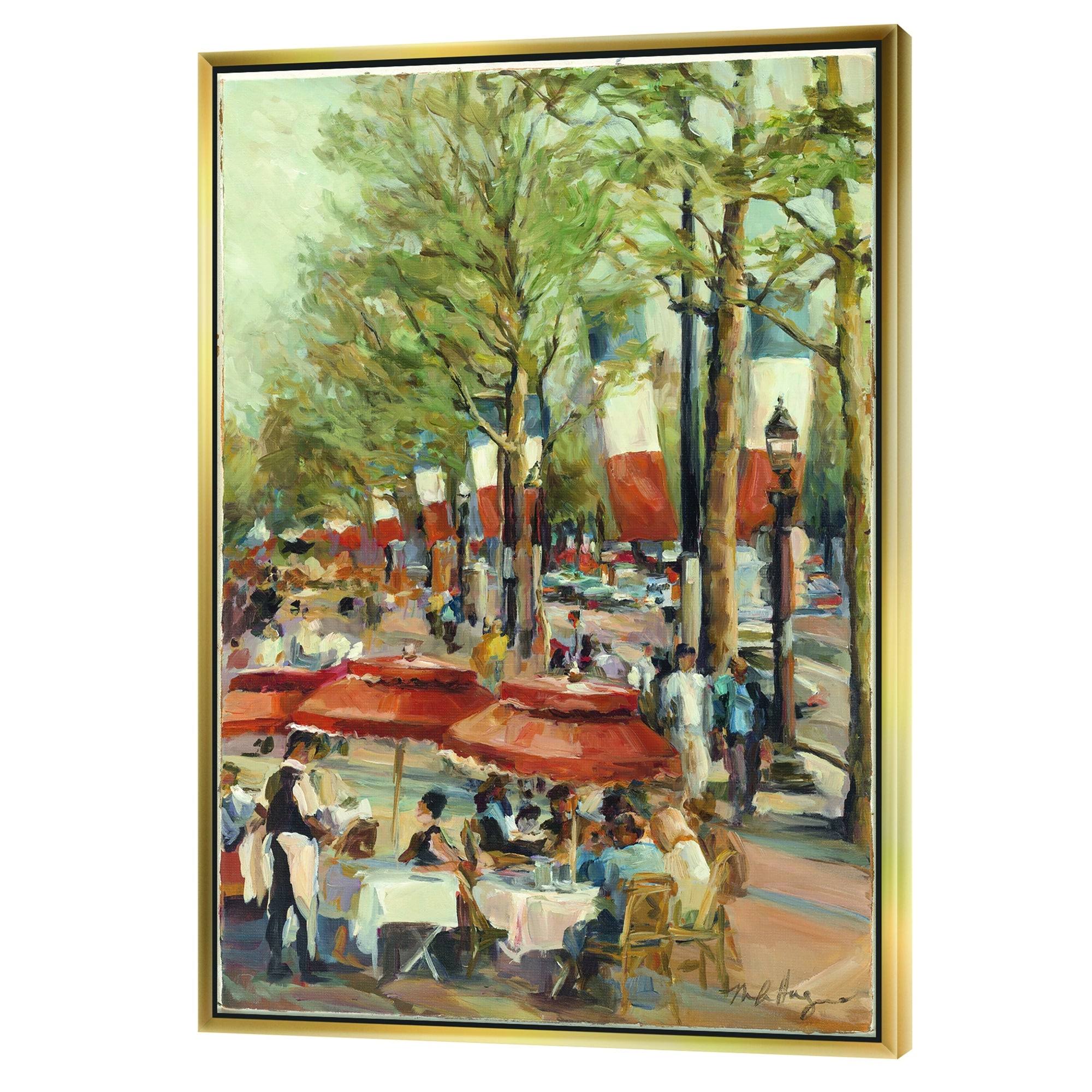Green Framed Canvas - 34 in. Wide x 44 in. High M9009