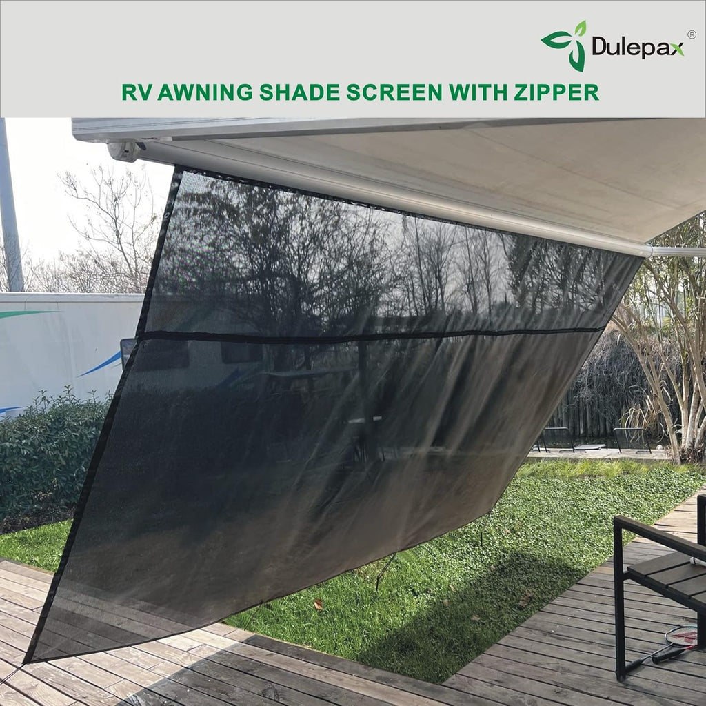 RV Awning Shade Screen 8'X15'3'' with Zipper D632273