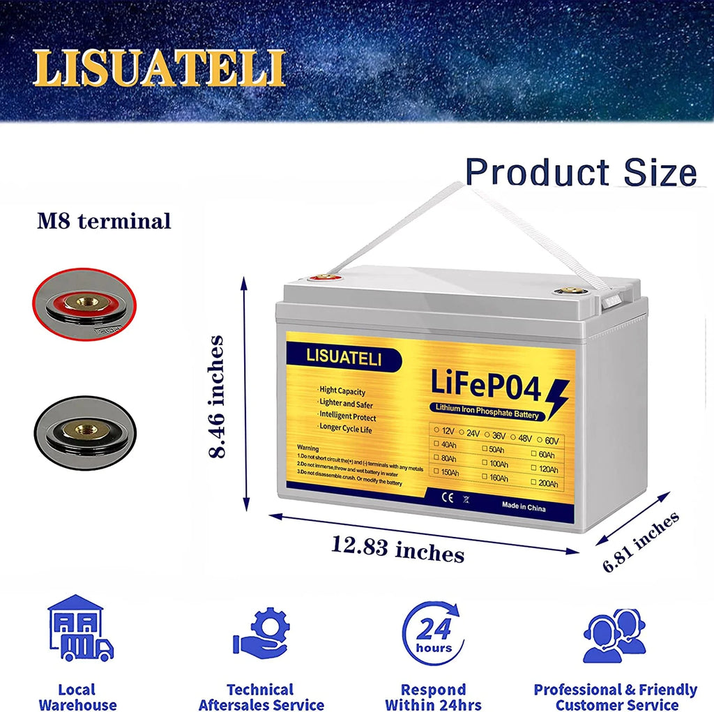 12V 100Ah Lifepo4 Lithium Battery G995380