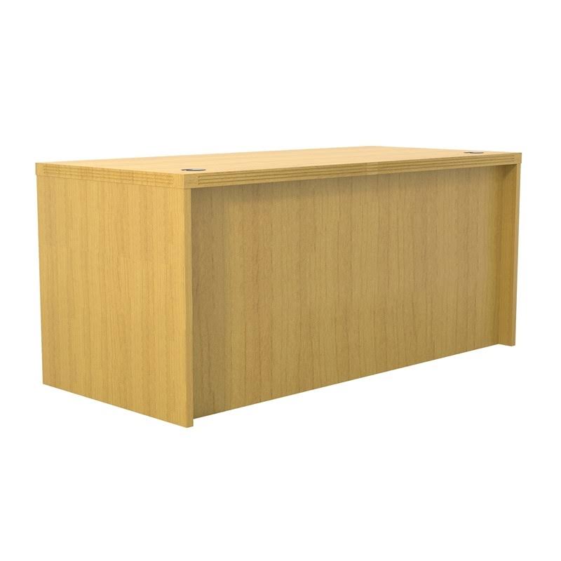 72x22 Rectangular Maple Desk E3218