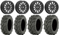14" Beadlock Wheels Black 27" Mud Lite XTR Tires V949