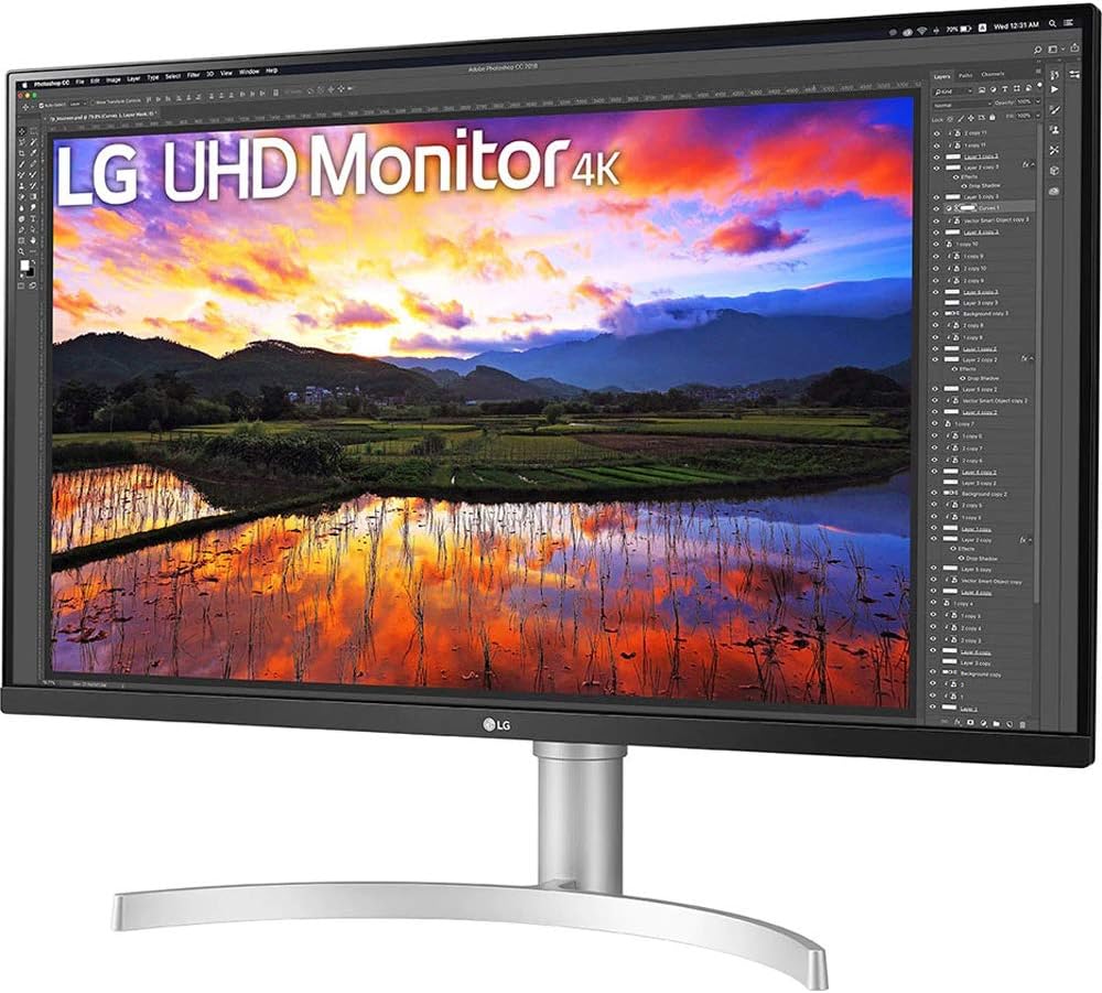 32 inch UHD 3840x2160 IPS Monitor with HDR10 E196
