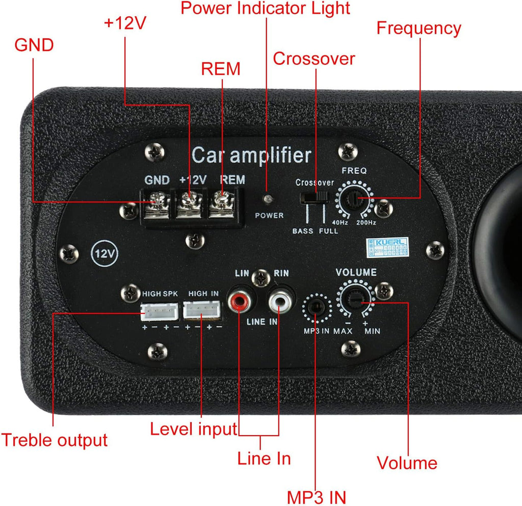 6 Inch Powered Car Subwoofer I270135
