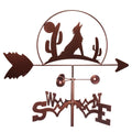 Coyote with Cactus Weathervane - Garden Mount X638