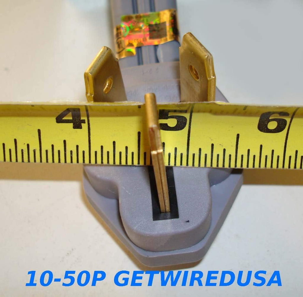 10-50P 3-Pin Male 220/250V 50A Plug To 14-50R Female 4-Prong Receptacle Adapter G62655