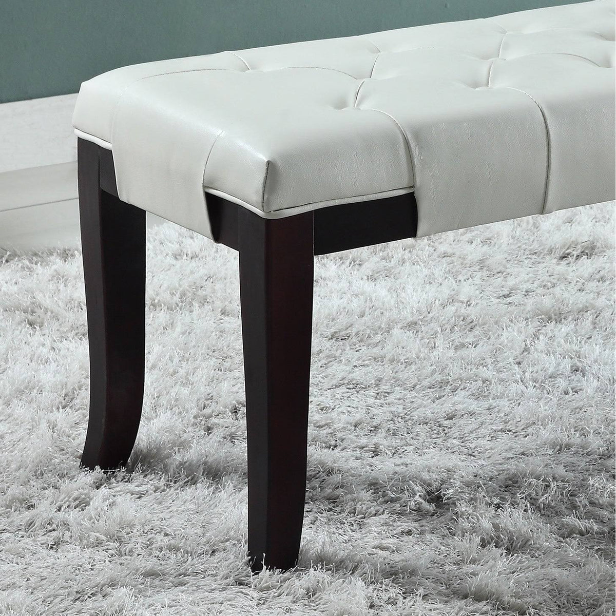 Tufted Ottoman Bench - Brown - Fabric S66253