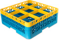 9-Compartment Divided Glass Rack with 2 Extenders V808365