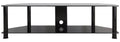 TV Stand with Cable Management, Black H401
