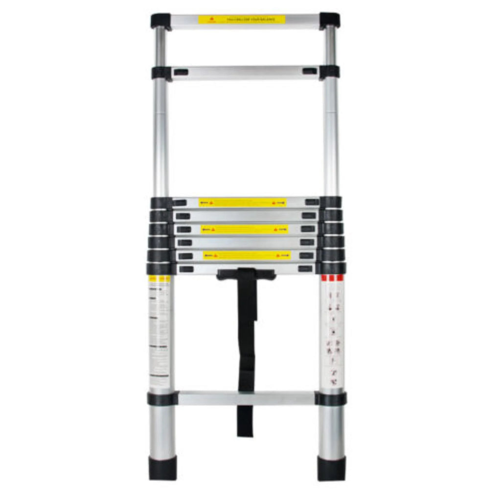 8.5FT Telescopic Aluminum Ladder with Button Retraction L771