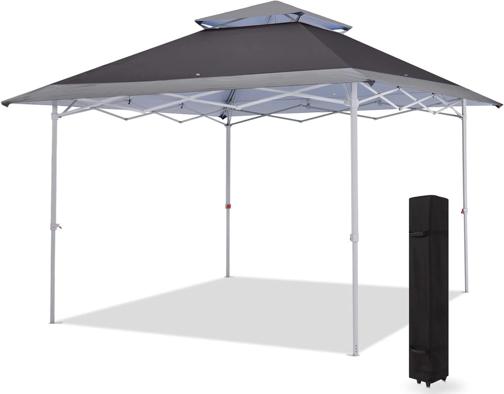 Pop-Up Canopy Tent 13x13 Instant Shelter with Wheeled Bag C879