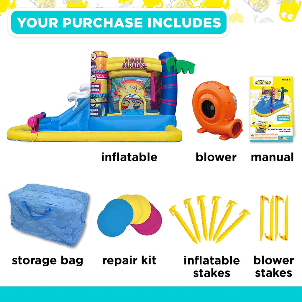 Inflatable Bounce House with Slide S954456