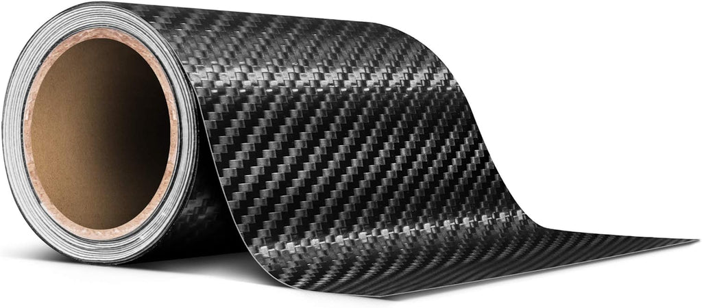 Black Carbon Fiber Vinyl Wrap Tape 20ft Roll Pack of 2 C833182