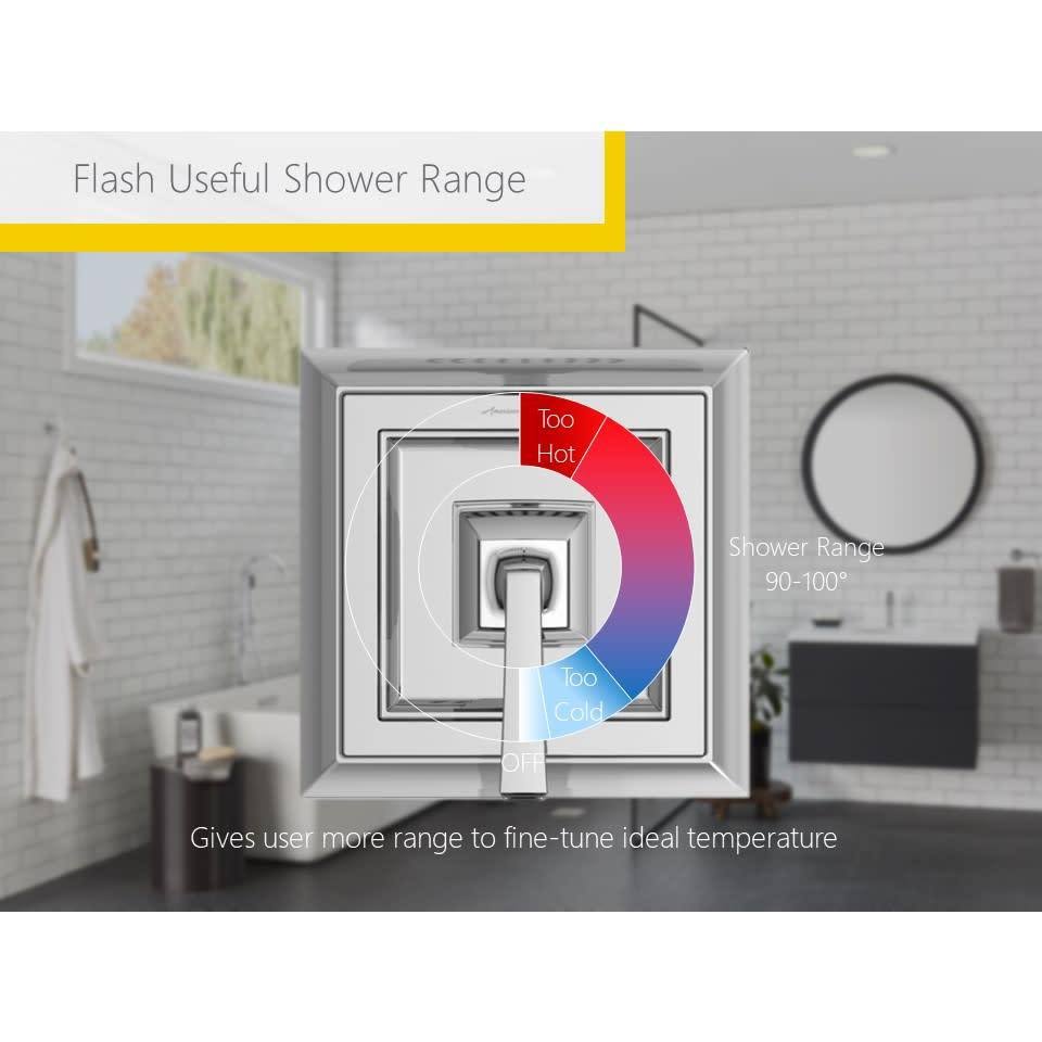 Brushed Nickel Shower Trim Kit with Cartridge B8045