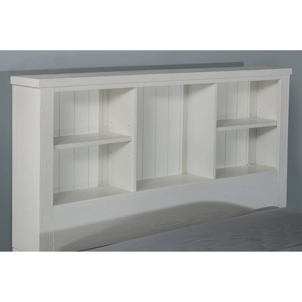 White Full Bookcase Headboard Z668542