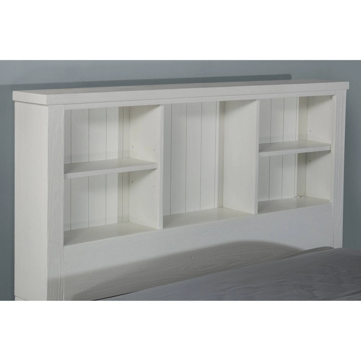 White Full Bookcase Headboard Z668542
