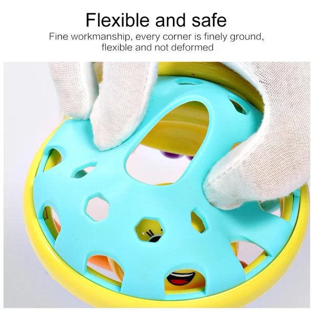Sensory Teether Toy Silicone Rattle Ball O1098