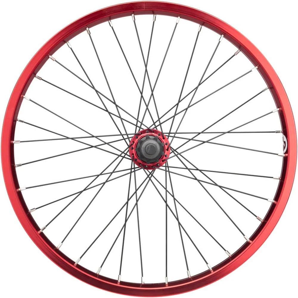 Red 20 9T Rear Wheel V824
