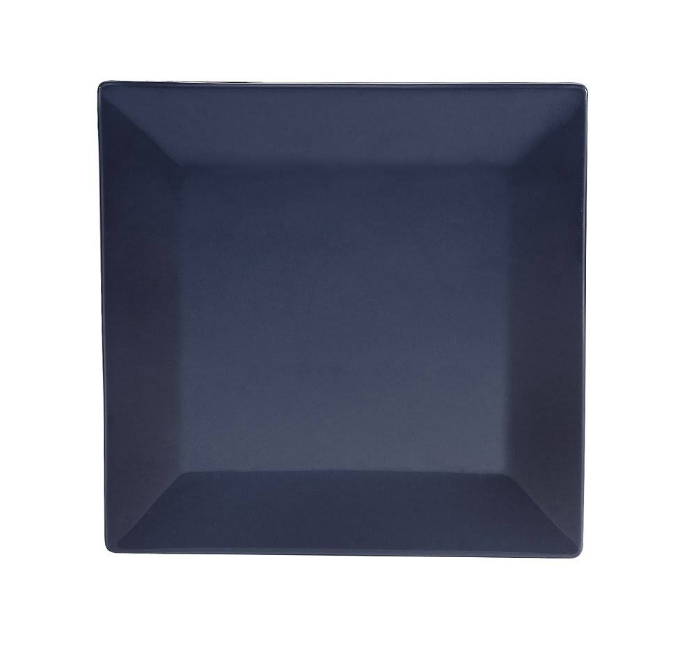 Cobalt Blue 10-Inch Stoneware Square Plate, Box of 12 S7217