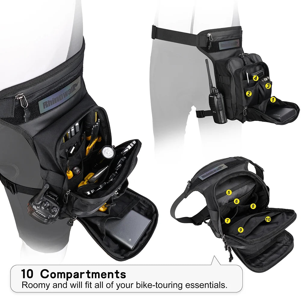 Breathable Motorcycle Riding Leg Bag D27599