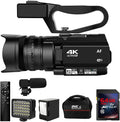 4K HD Auto Focus Camcorder 48MP 60FPS 30X Digital Zoom Camera with Handheld Stabilizer K35167