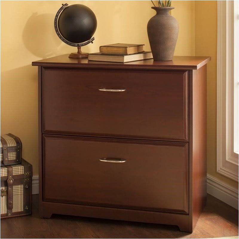 2 Drawer Lateral File Cabinet in Harvest Cherry R37198