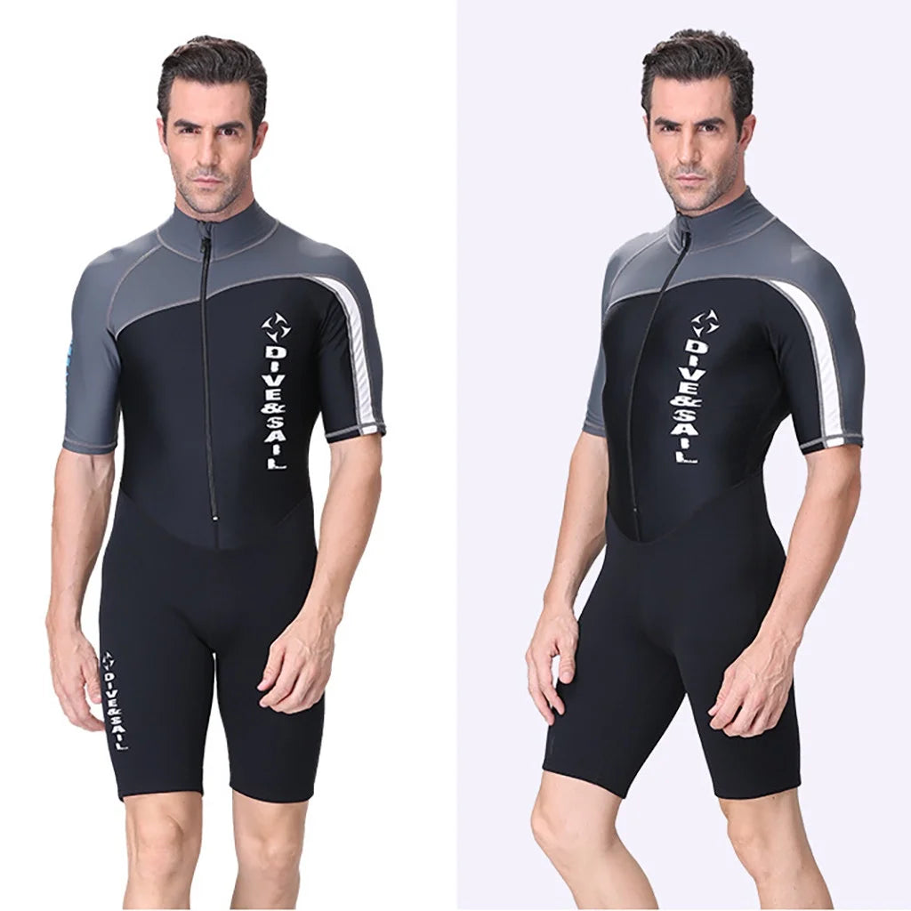 Neoprene Men's Back Zip Shorty Wetsuit X293233