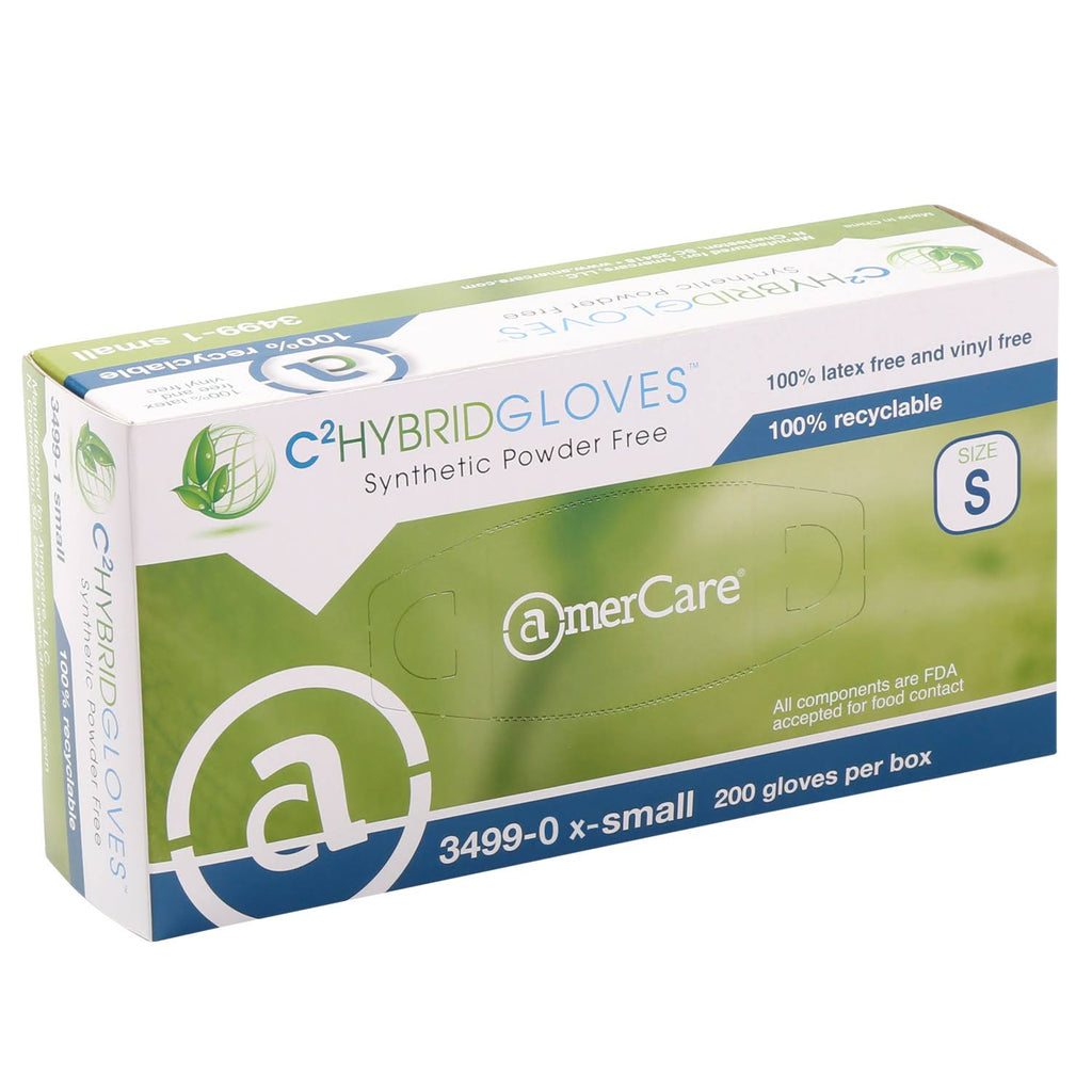 XX-Large Powder Free Hybrid Gloves, Case of 900 L925534