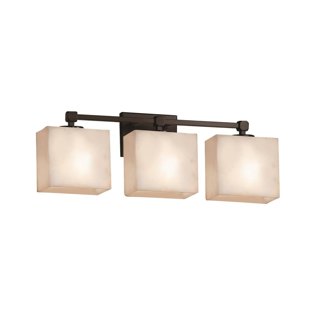 23.5x22 3 Light LED Bath Bar Dark Bronze C8114