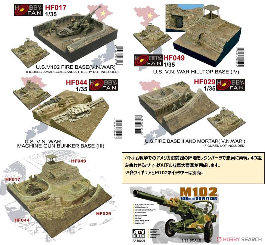 1:35 War Machine Gun Bunker Base F1345