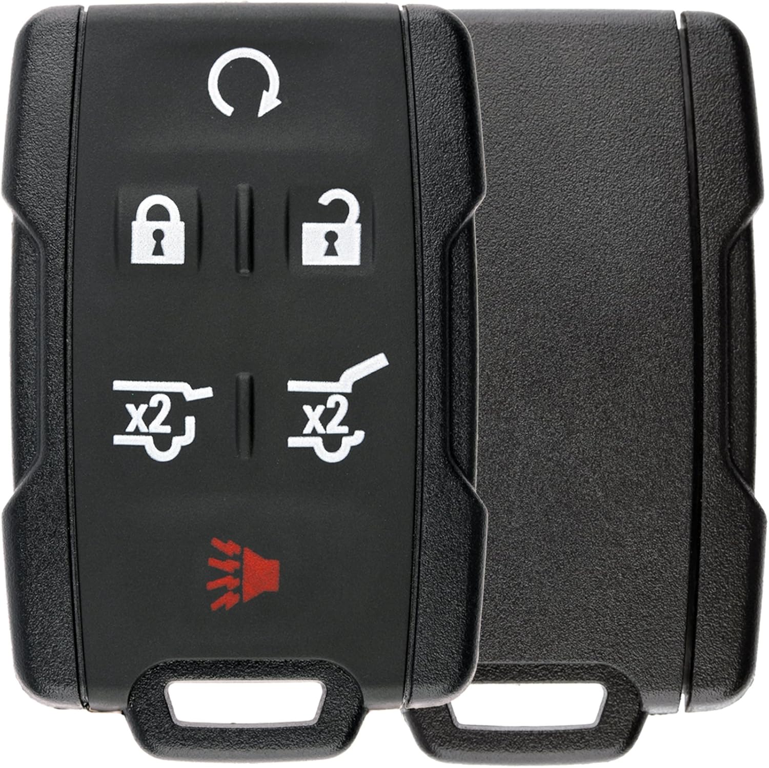 Keyless Entry Remote Control Car Key Fob Case Shell Button Pad Outer Cover Pack of 2 V3163