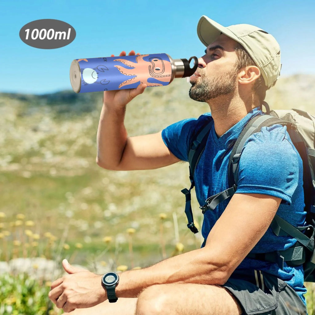 Stainless Steel Insulated Water Bottle with Straw Lid H312746
