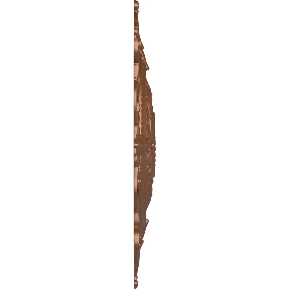 Orleans Ceiling Medallion, Hand-Painted Polished Copper F258609