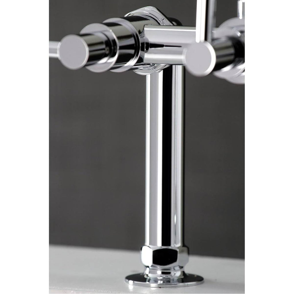 Oil Rubbed Bronze Deck Mount Clawfoot Tub Faucet M300