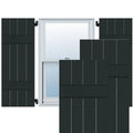 Real Wood Pine Board-n-Batten Shutters C9001
