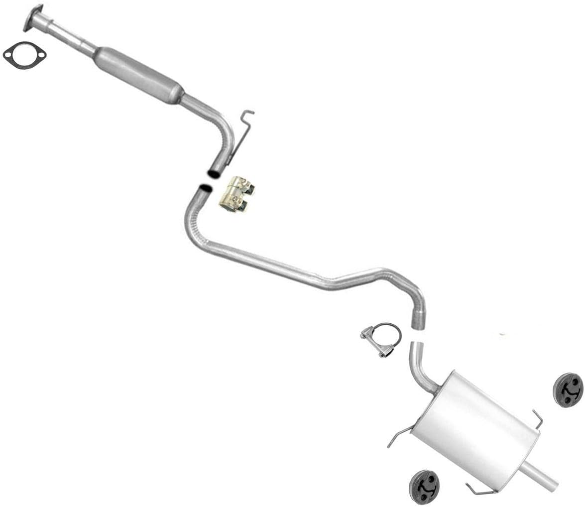 Exhaust System Middle Resonator & Muffler for Nissan Altima 2.4L 2001 U644