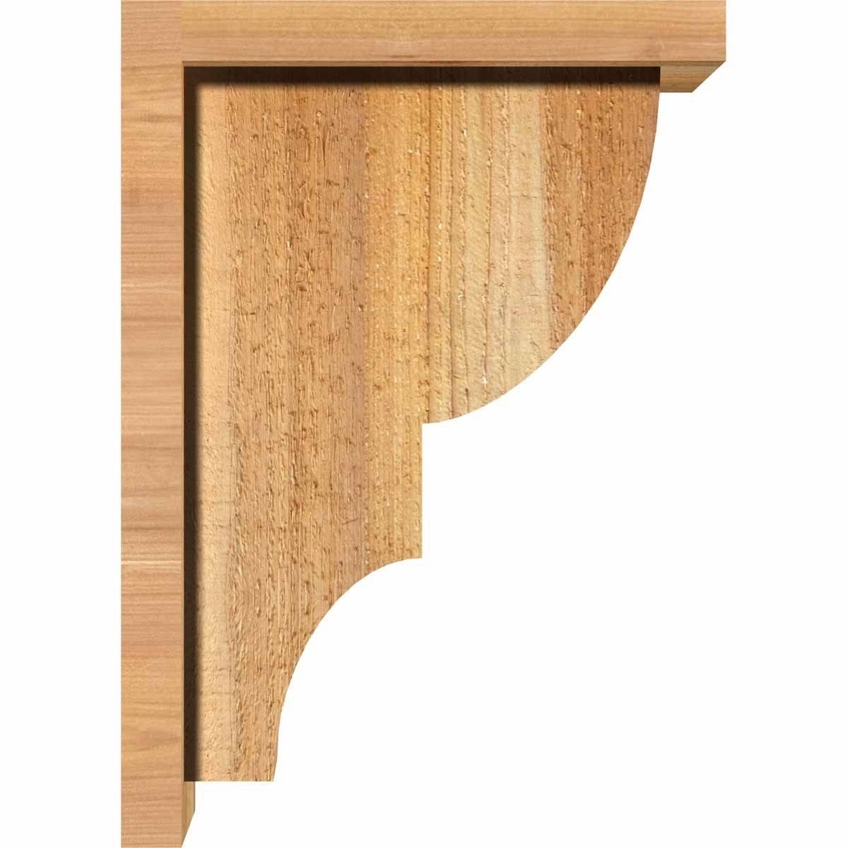 Ridgewood Rough Sawn Corbel with Backplate, Western Red Cedar K528968