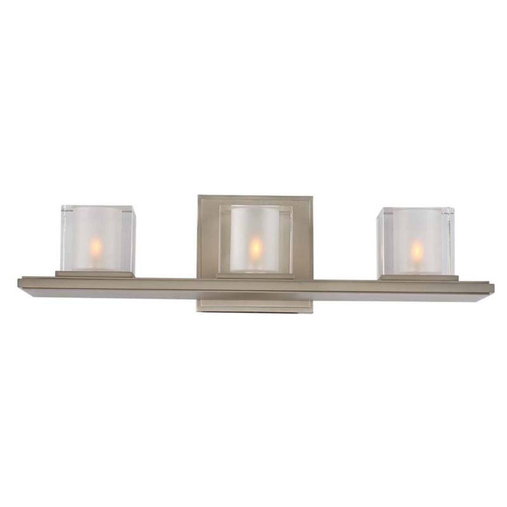 3 Light Bath Satin Nickel J33934