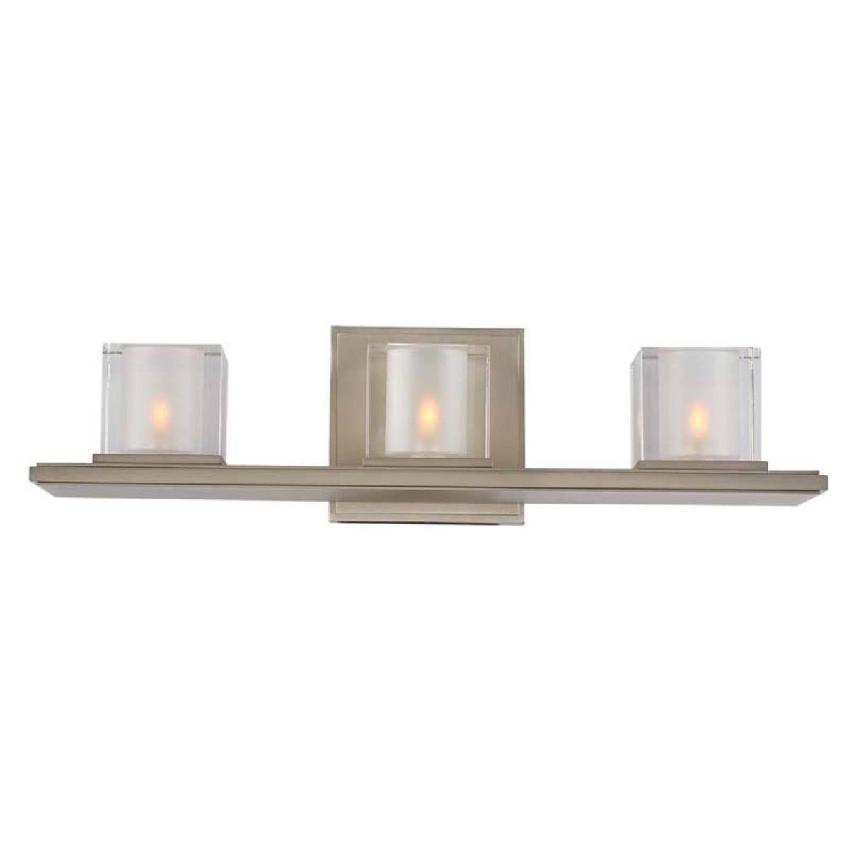 3 Light Bath Satin Nickel J33934