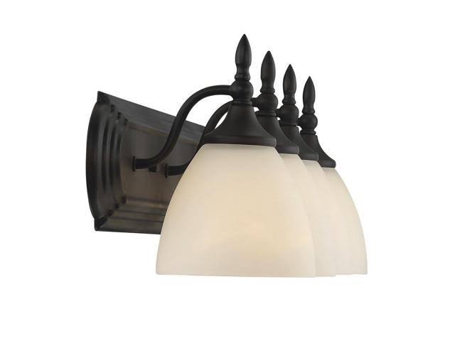 English Bronze 4 Light Bath Bar O952