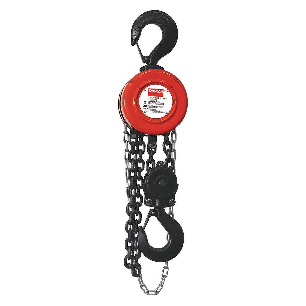 Manual Chain Hoist, 6000 lb., Lift 20 ft. L696780